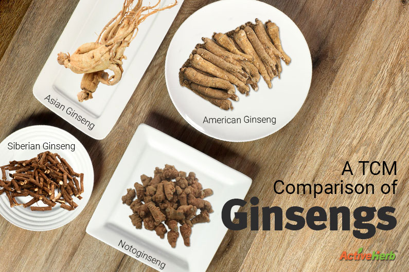 A TCM Comparison of Ginsengs